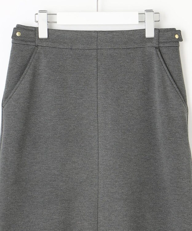 J.PRESS LADIES 【洗える】デュアルウォームポンチ スカート グレー系