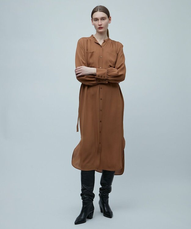 BEIGE， BRISSAC / シャツドレス Camel