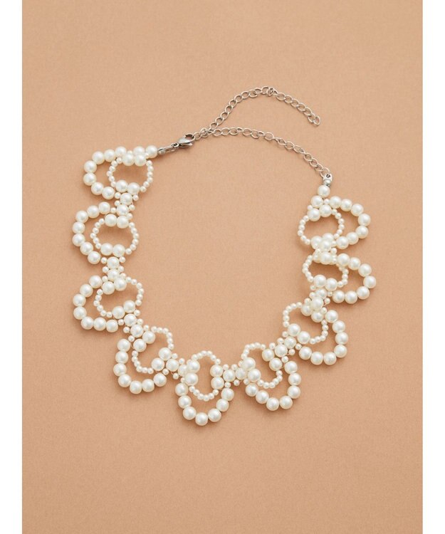 Green Parks ・ＨＡＬＦ　ＴＩＭＥ　パールカラーネックレスＡ