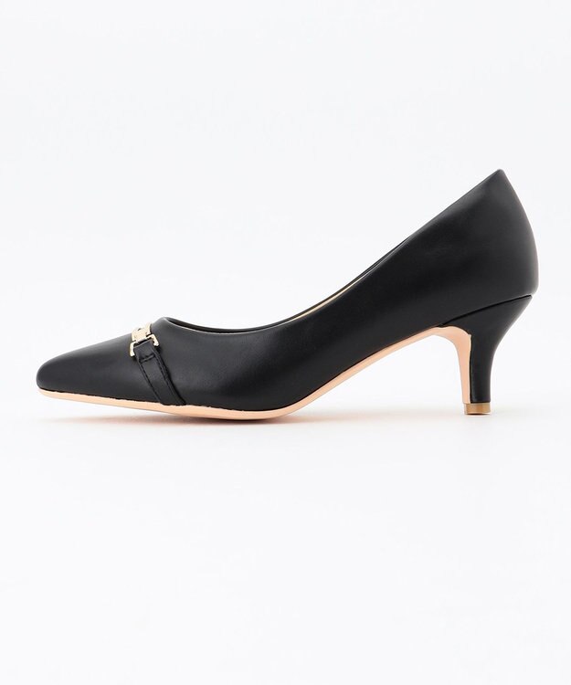 ANY SIS 【22.5~24.5cm】ビット付きレディライク パンプス ブラック