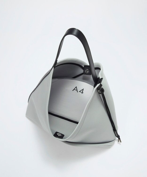 TOPKAPI 【TREASURE TOPKAPI】ネオプレン 2way ワンハンドル ショルダーバッグ ポーチ付き ライトグレー