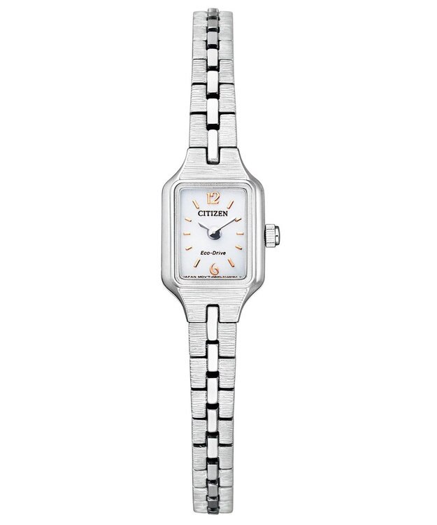 CITIZEN 【小さくて可愛い】アンティークな雰囲気 13.7mm 光発電エコ・ドライブ シルバー