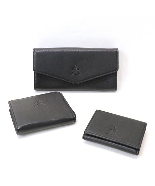 Regalo Felice 【最高級レザー使用】L字ミニウォレット / REGALO BK(ブラック）