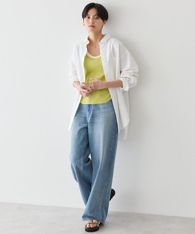 AMERICAN HOLIC ワッフル２ＷＡＹタンクトップ Lime Green