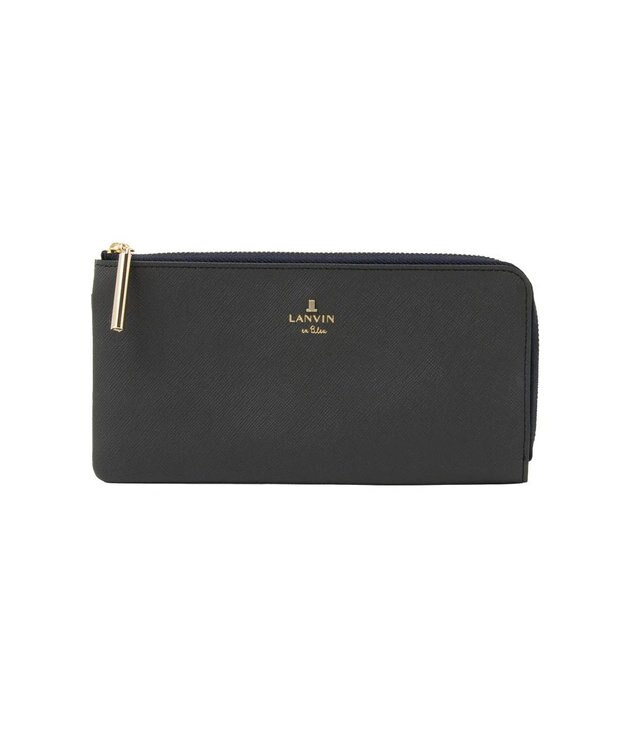 LANVIN en Bleu リュクサンブール Lファスナー長財布 ダークネイビー