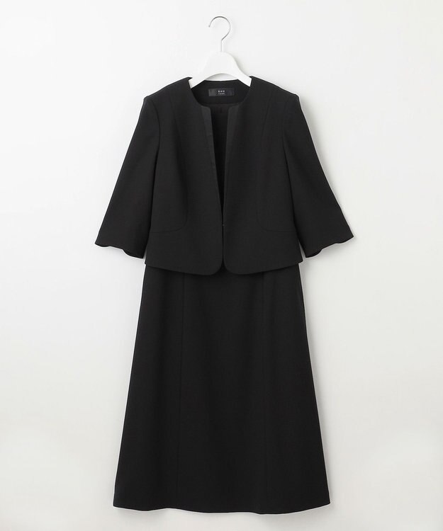 自由区 FORMAL 【ウォッシャブル対応】ウォッシャブルドビーアンサンブル ブラック系