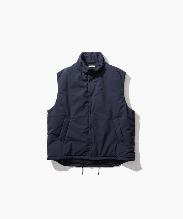 ATON VINTAGE NYLON TWILL | パッドベスト - UNISEX NAVY