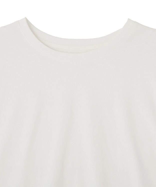 YECCA VECCA ドロストスリーブヘムレースTee White