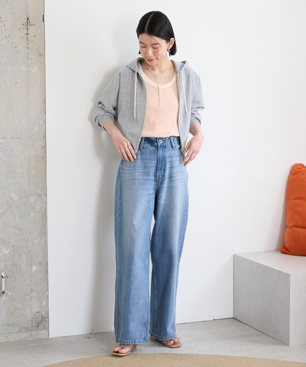 AMERICAN HOLIC ワッフル２ＷＡＹタンクトップ Orange