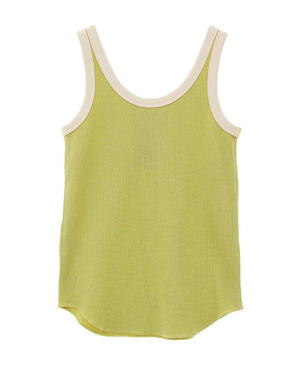 AMERICAN HOLIC ワッフル２ＷＡＹタンクトップ Lime Green