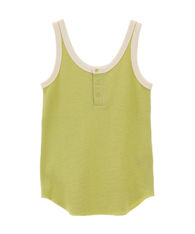 AMERICAN HOLIC ワッフル２ＷＡＹタンクトップ Lime Green