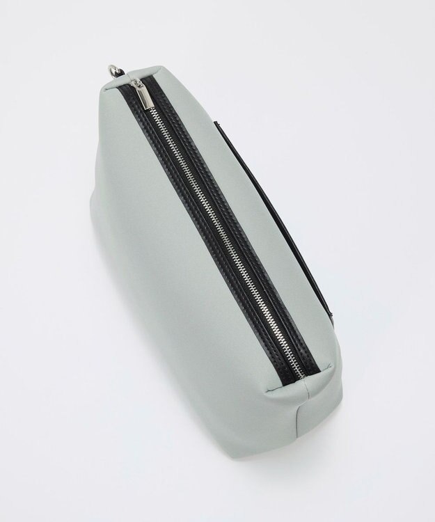 TOPKAPI 【TREASURE TOPKAPI】ネオプレン 2way ワンハンドル ショルダーバッグ ポーチ付き ライトグレー