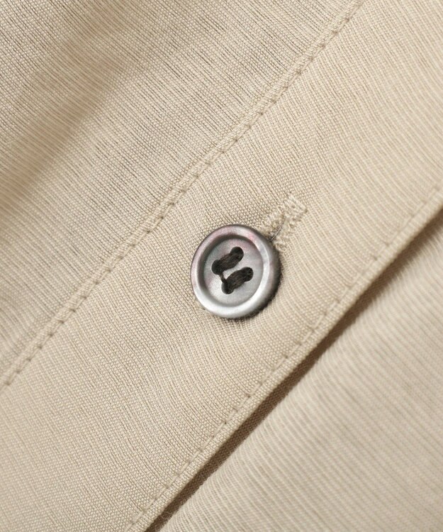 YECCA VECCA ミリタリースキッパーシャツワンピース Beige