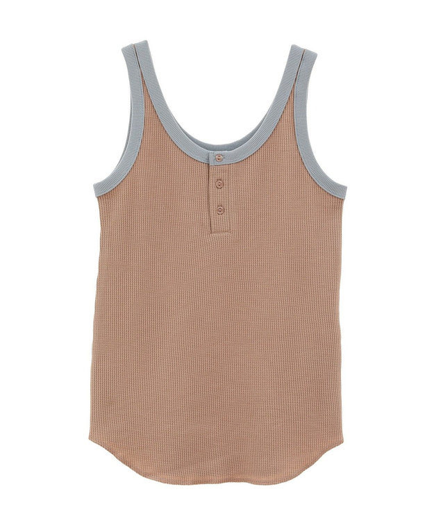 AMERICAN HOLIC ワッフル２ＷＡＹタンクトップ Mocha