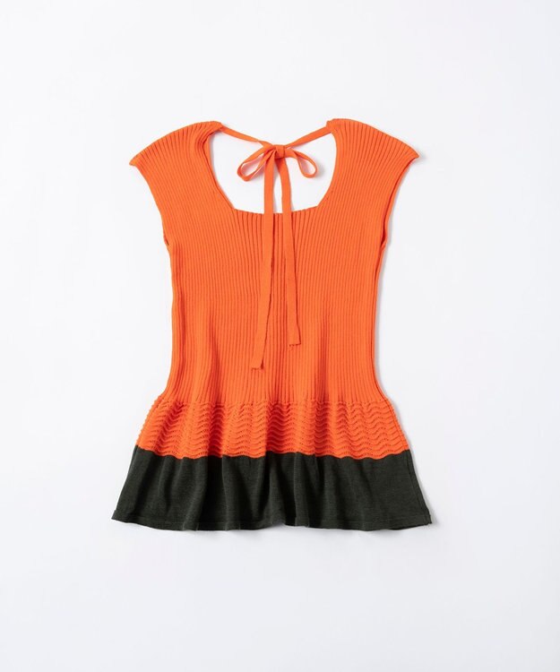TRICOTE リブニット タンクトップ 65ORANGE