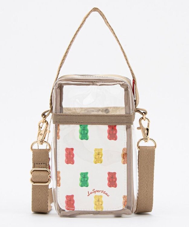 LeSportsac CLEAR MINI PHONE XBODY/ハリボーゴールドベアーズ/クリア ハリボーゴールドベアーズ/クリア