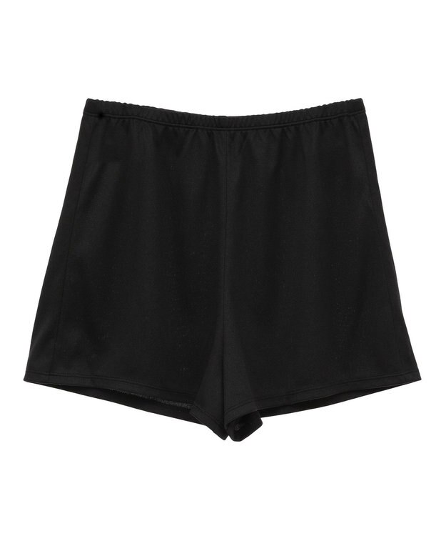 earth music&ecology ベルト付きプリーツミニスカート Black