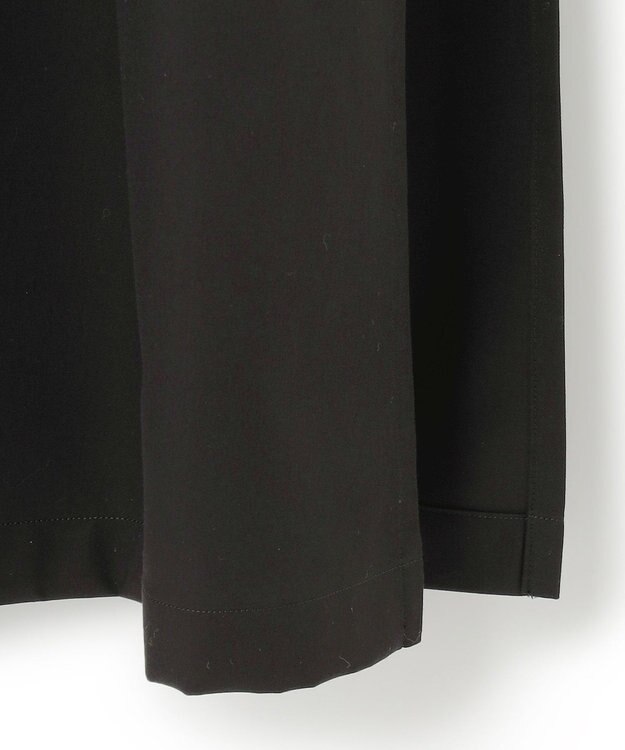 23区 【23区 lab.】ハイカウントコットン マキシ丈 シャツ ワンピース ブラック系