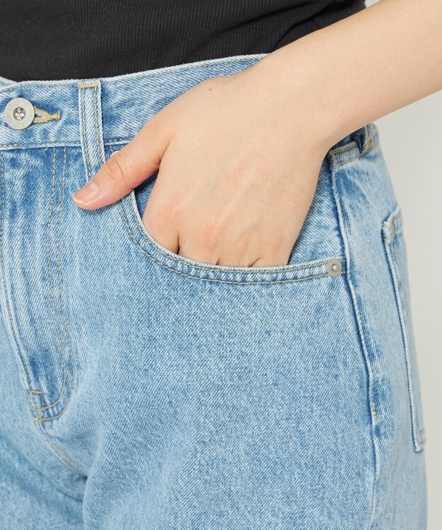 uncrave ストレート デニム パンツ（uncrave STANDARD） ライトブルー