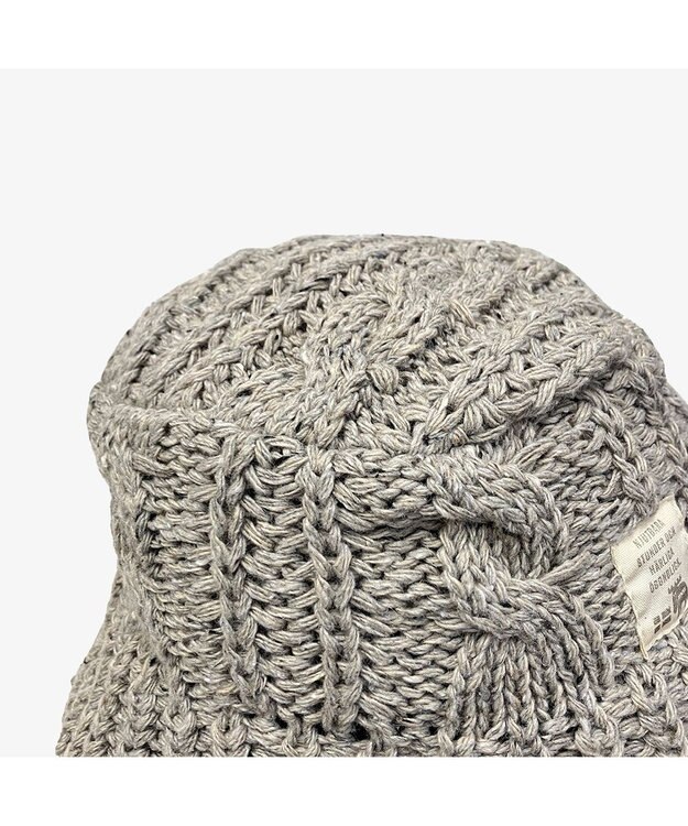 林八百吉商店 moz ニットバケットハット グレー