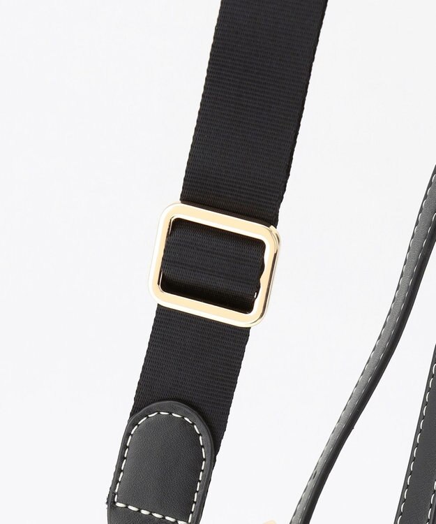 LA BAGAGERIE シャドージャカード 2WAYミニトートバッグ ブラック