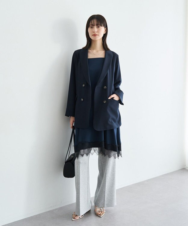 YECCA VECCA ダブルブレストジャケット Navy