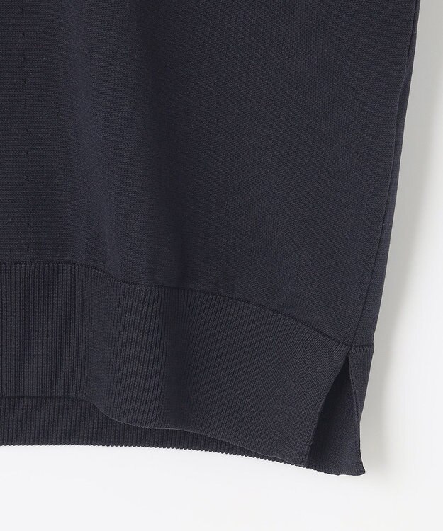 組曲 L 【組曲×setsuko sagittaire】襟付きプルオーバー ニット ネイビー系