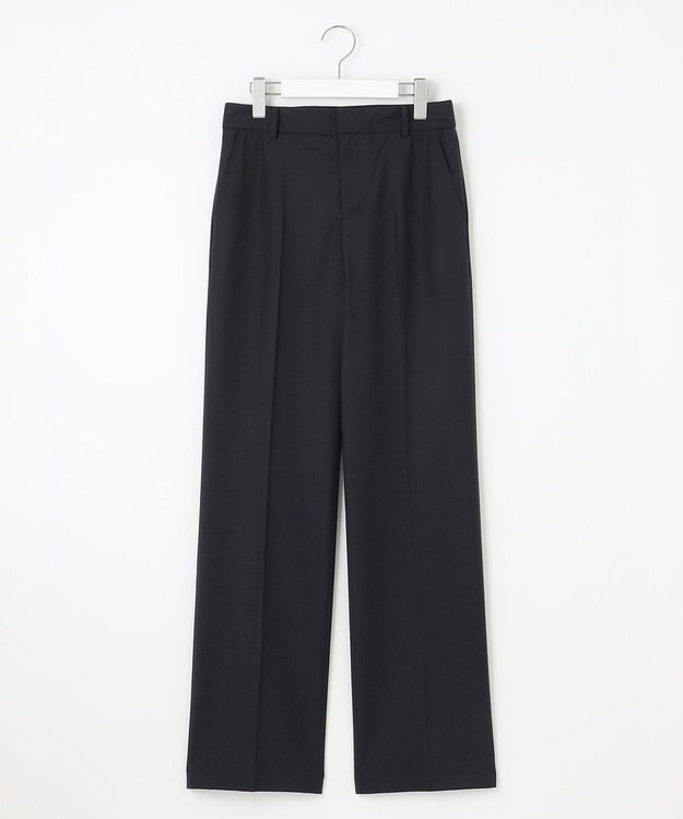 J.PRESS LADIES S 【セットアップ対応】BAHARIYE SOLID ストレート パンツ ネイビー系