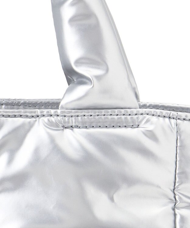 23区 パデッド ミニ ショルダーバッグ シルバー系