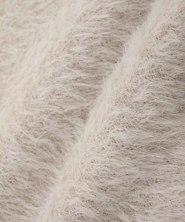 AMERICAN HOLIC フェザー半袖ニットプルオーバー Beige