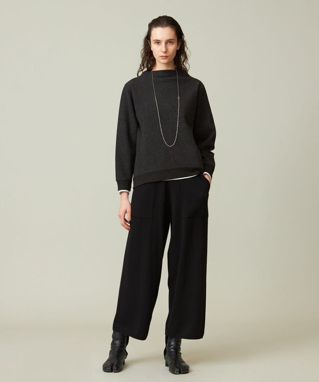 J.PRESS YORK STREET 【WOMEN】ボトルネックプルオーバー グレー系