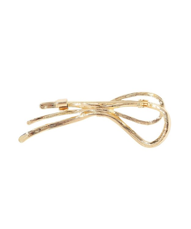 YECCA VECCA ノットリボンブローチ Gold