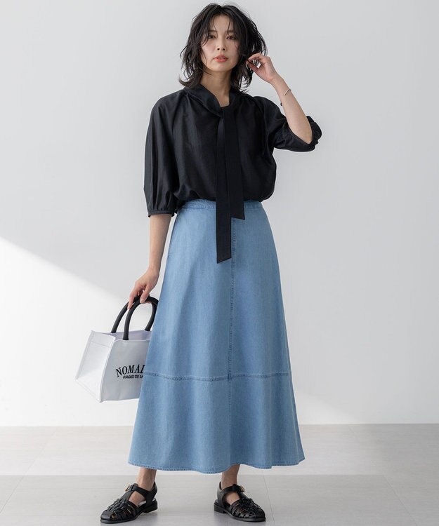 23区 NOMADIS SAC スクエア メッシュ プチ トートバッグ ホワイト系