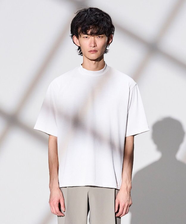JOSEPH HOMME 【WEB限定】【新素材 / 新型】エンジニアドテック　リラックスフォルムモックネックＴシャツ ホワイト系