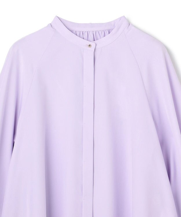 UNFILO L 【取り外し可能なボウタイ付き】2WAY ボウタイブラウス ラベンダー