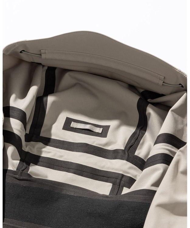 JOSEPH ABBOUD MOUNTAIN 【ストレッチ/撥水/防水素材/イタリア素材/ライナードッキング対応】マウンテンシェル パーカー ライトグレー系