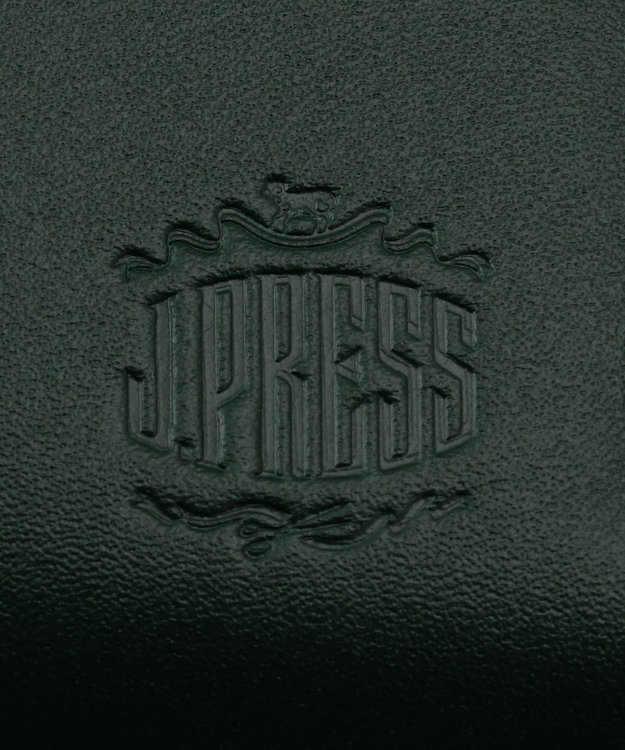 J.PRESS MEN 【MORPHO×J.PRESS】スムースヌメ 長財布(ラウンドファスナー) ダークグリーン系