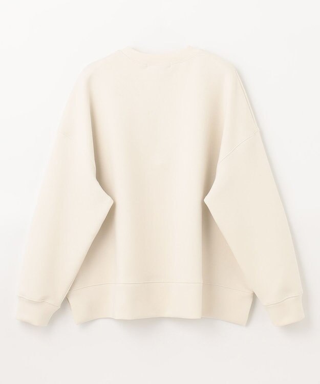 ANY 【洗濯機可】ライトウェイトクルーネックプルオーバー ベージュ