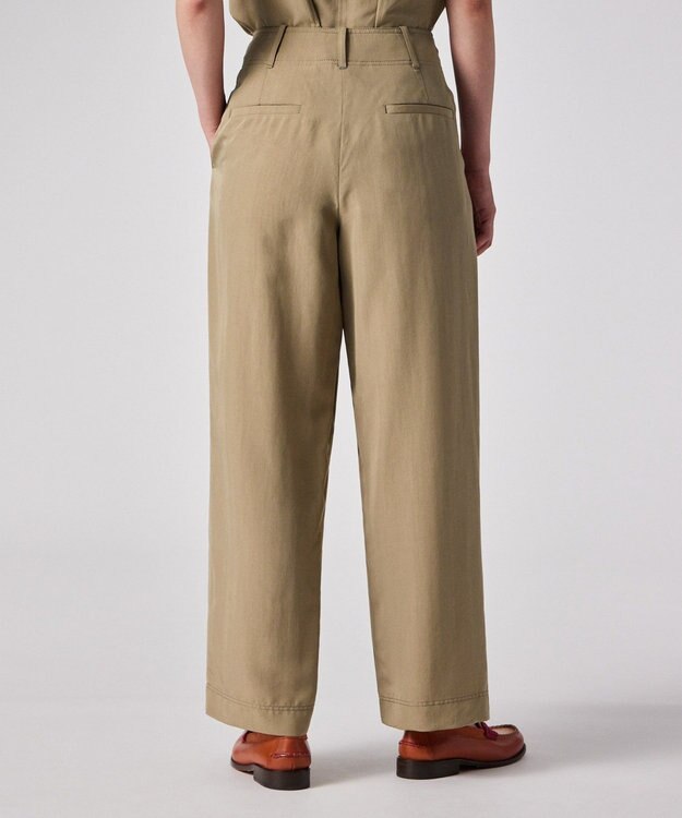 Paul Smith レーヨンドレープ カーヴィタックパンツ オリーブ