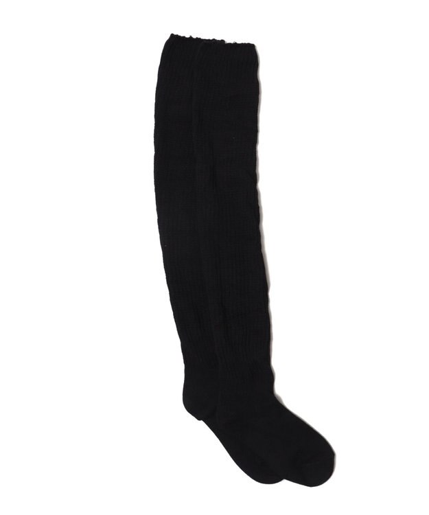 WEGO エアリールーズソックス ブラック