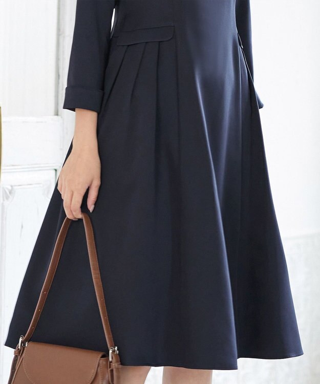 Tiaclasse 【XSサイズ追加・新色追加】サイドフラップワンピース ネイビー