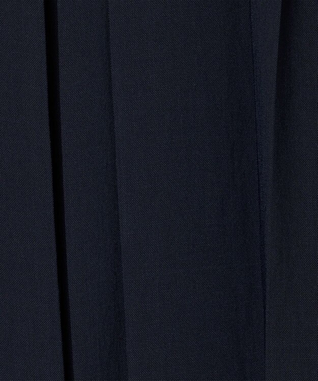 JOSEPH エアリープリッセ　ロングスリーブブラウス Navy