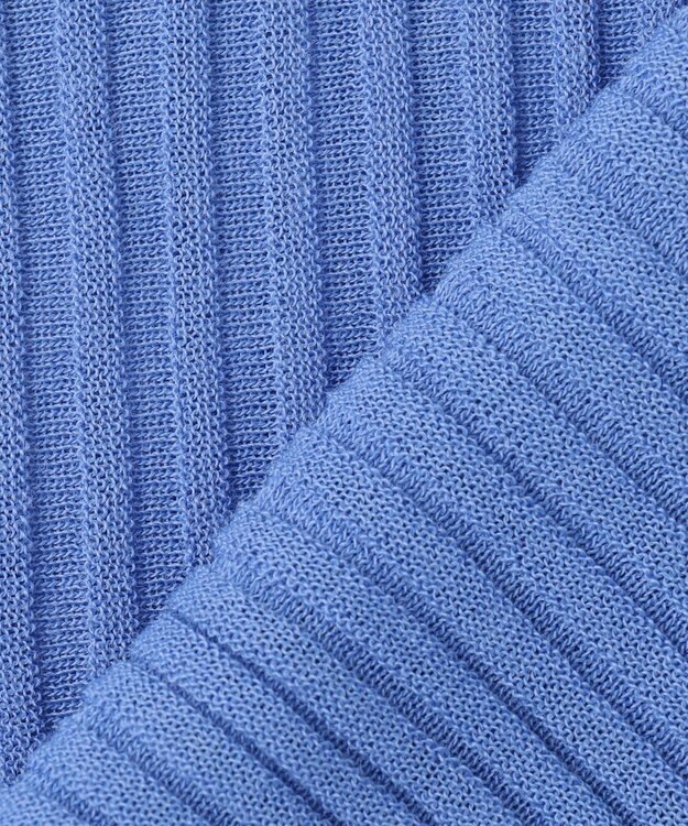 組曲 シアーニット フリルカーディガン ブルー系