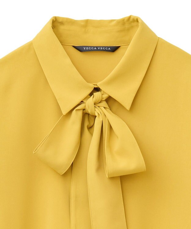 YECCA VECCA 2wayボウタイシャツ Mustard