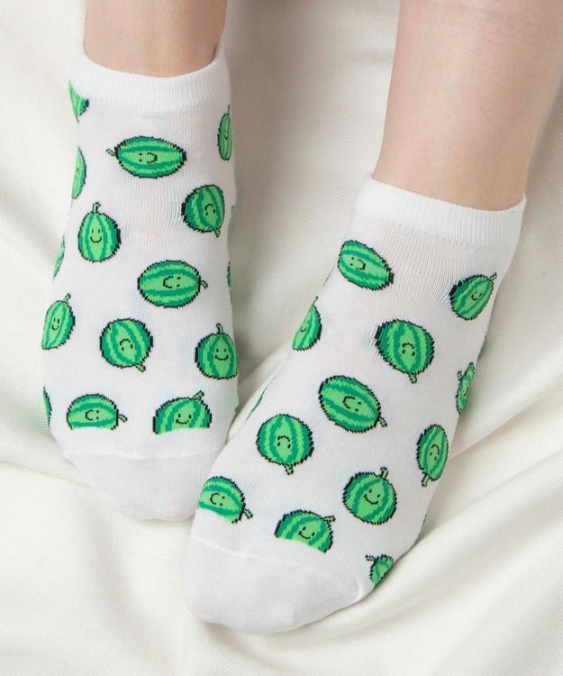 WEGO フルーツ総柄ショートソックス 柄1