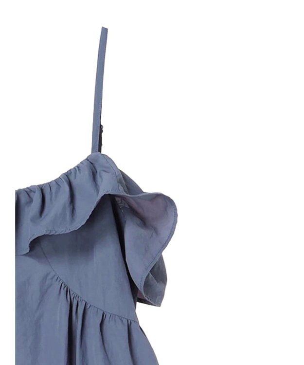Green Parks ・ＳＵＧＡＲ　ＳＰＯＯＮ　フリルキャミワンピース Blue