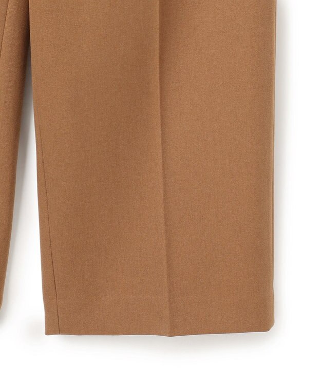 uncrave プルーフウールライクツイル ワイドパンツ キャメル