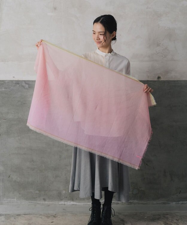 POLS 播州織 極細コットンストール Sサイズ ピンク