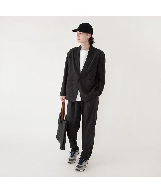 林八百吉商店 un chapeau　サテンキャップ ブラック