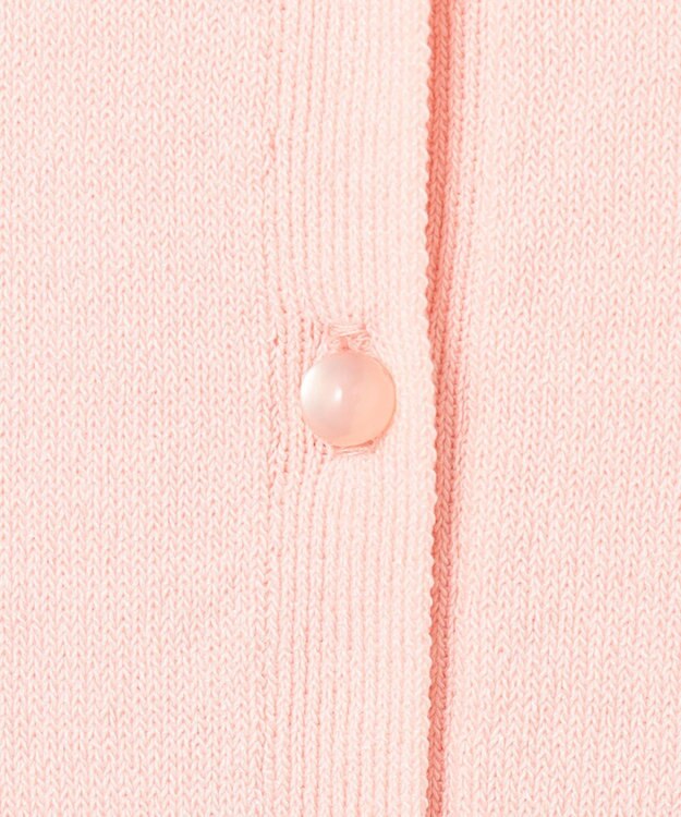 Feroux 【接触冷感・UVカット】ハーフスリーブ カーディガン ピンク系